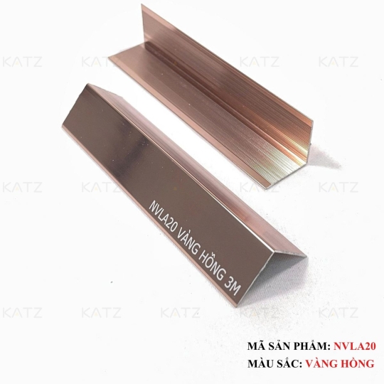 Nẹp nhôm chữ V20mm bản dày- NVLA20