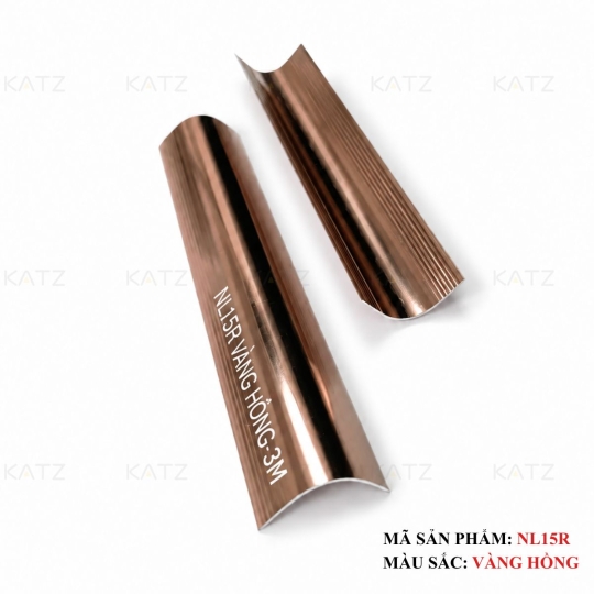 Nẹp nhôm góc bo tròn NL15R