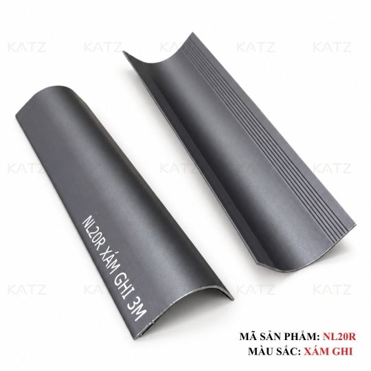 Nẹp nhôm góc bo tròn NL20R