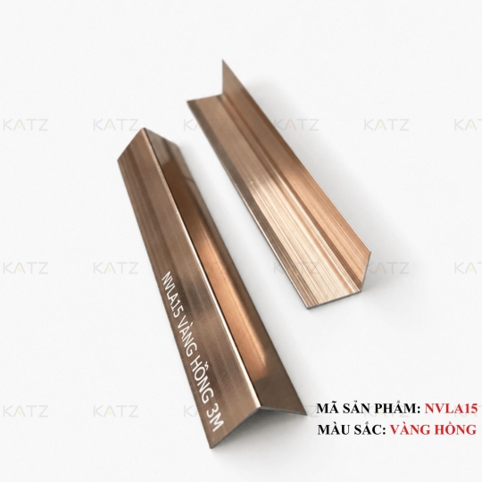 Nẹp nhôm chữ V15mm bản dày - NVLA15